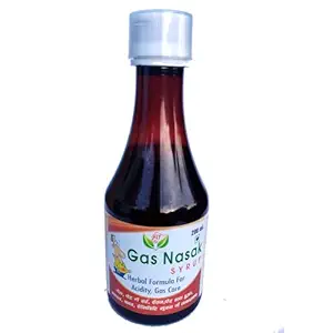 🌿 Gas Nasak Ayurvedic Syrup – गैस, Acidity और पेट फूलने का 100% प्राकृतिक इलाज – 200ml