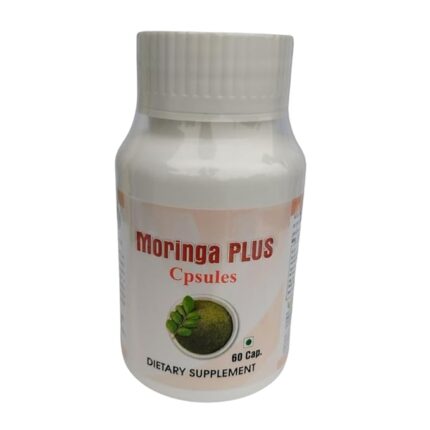 Shri Natural Moringa Capsules – 100% शुद्ध Ayurvedic Drumstick Superfood for Energy & Immunity – 60 Veg Capsule