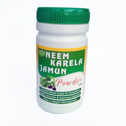 Shri Neem Karela Jamun Powder – Ayurvedic Sugar Control & Weight Management Herbal Supplement (100g)