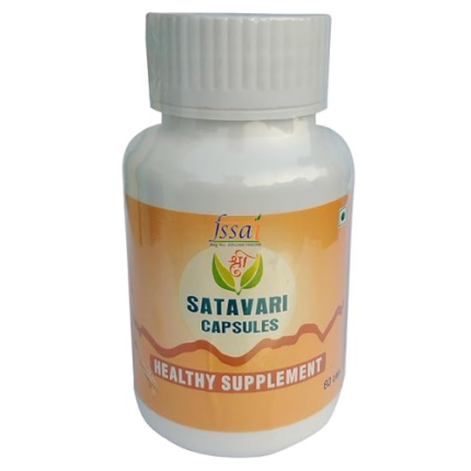 Shri Shatavari Capsules – महिलाओं का आयुर्वेदिक हेल्थ टॉनिक | Hormone Balance & Stamina Support – 60 Capsules